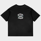 ZocoFits Better Day Black Oversized Tee