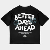 ZocoFits Better Day Black Oversized Tee