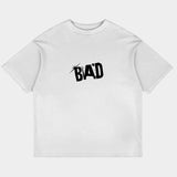 ZocoFits Bad White Oversized Tee