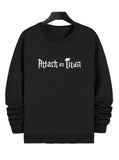 ZocoFits Unisex Attack Black Sweat Shirt