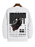 ZocoFits Unisex Impact White Sweat Shirt