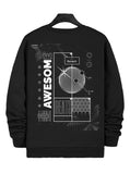 ZocoFits Unisex Awesome Black Sweat Shirt