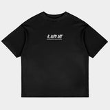 ZocoFits Auto Art Black Oversized Tee