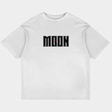 ZocoFits Moon White Oversized Tee