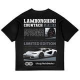 ZocoFits Lamborghini Black Oversized Tee