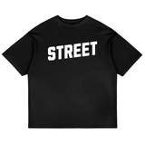 ZocoFits Street Black Oversized Tee