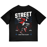 ZocoFits Street Black Oversized Tee